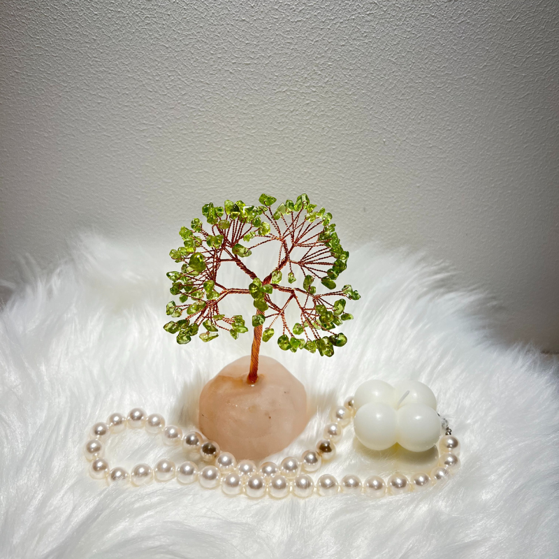 The New Beginning - Olivine Feng Shui Tree