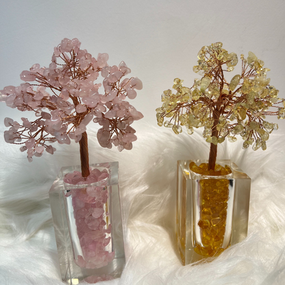 Atmosphere of Love - Rose Quartz Feng Shui Tree