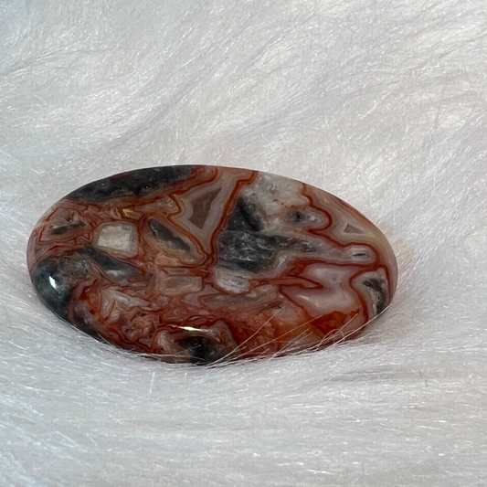 CRAZY LACE AGATE WORRY STONE