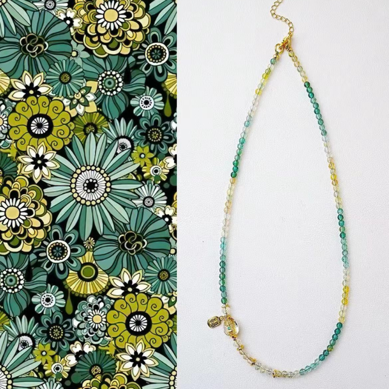 Eternal Grace - Green Apatite Necklace