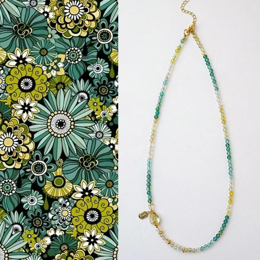 Eternal Grace - Green Apatite Necklace