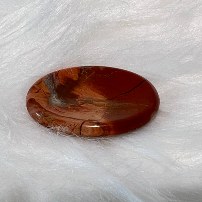 RED JASPER WORRY STONE