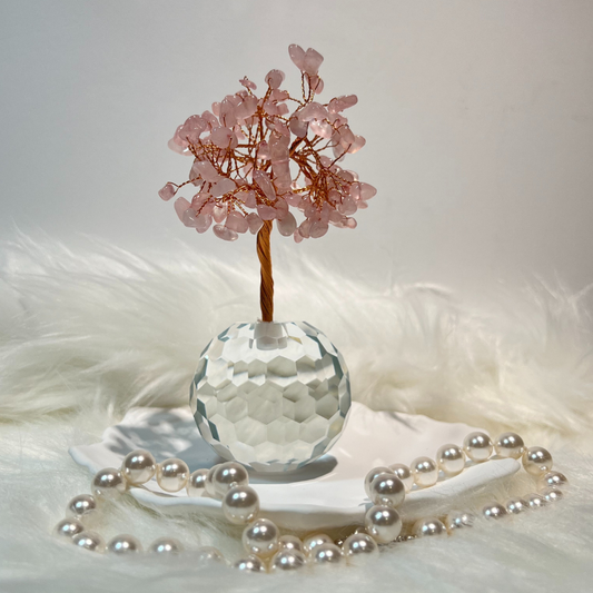 Filled with Love - Rose Quartz Feng Shui Tree