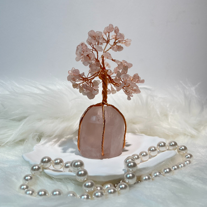 Divine Love - Rose Quartz Feng Shui Tree