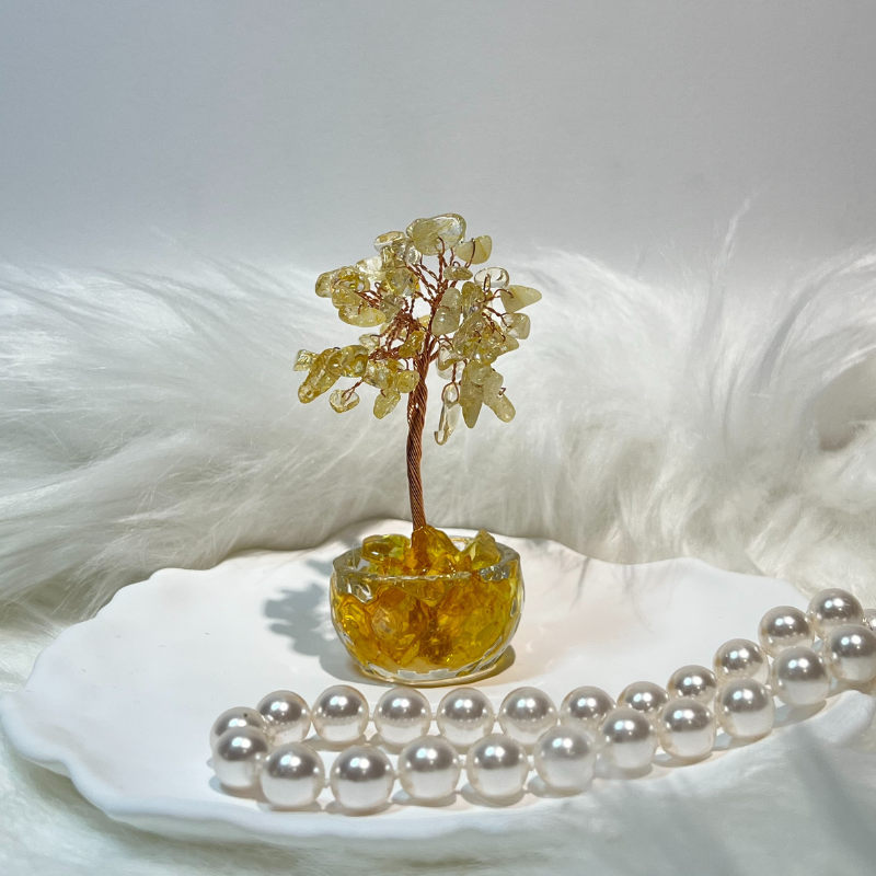 Blissful Leader - Citrine Feng Shui Tree