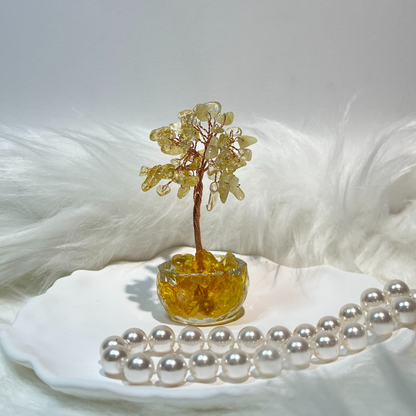 Blissful Leader - Citrine Feng Shui Tree