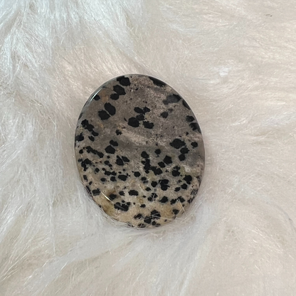 DALMATIAN JASPER WORRY STONE