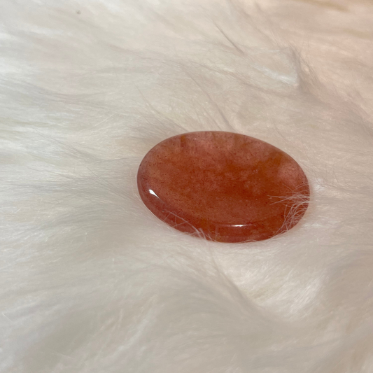 STRAWBERRY CRYSTAL WORRY STONE