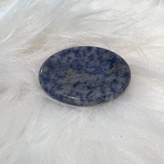 BLUE SPOT JASPER WORRY STONE