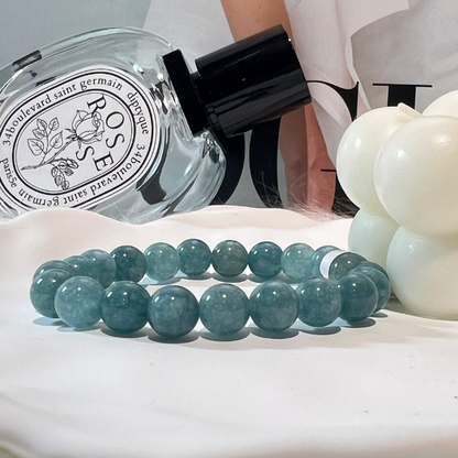 Ocean Heart - Aquamarine Bracelet