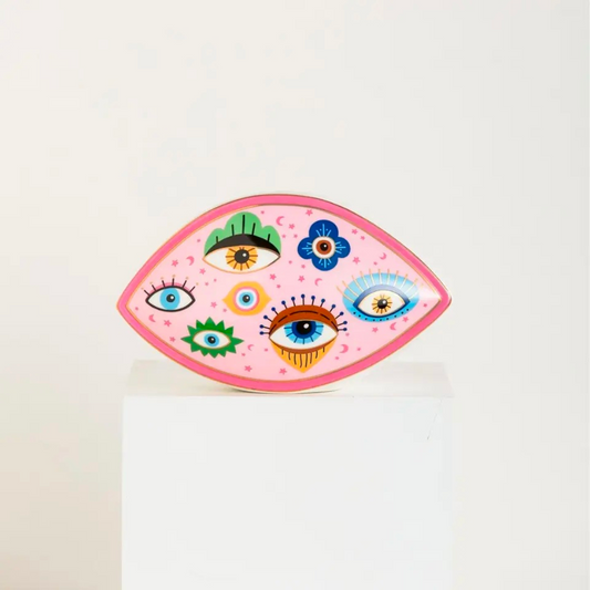 Celestial Unity - Evil Eye Ceramic Statue 