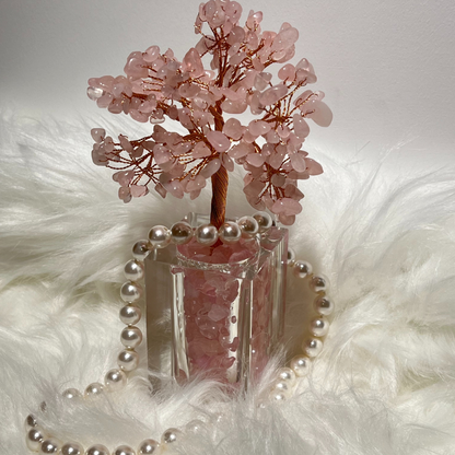 Atmosphere of Love - Rose Quartz Feng Shui Tree