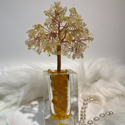 Vibrant Happiness - Citrine Feng Shui Tree