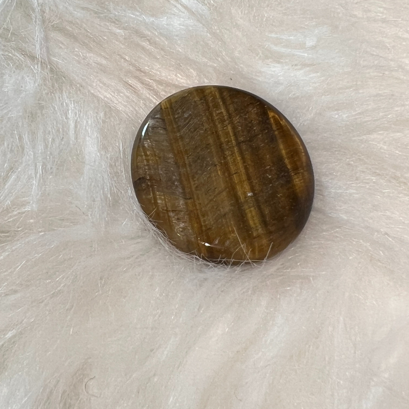 TIGER'S EYE WORRY STONE