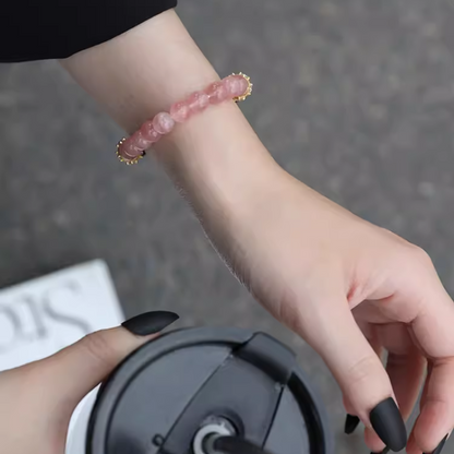 Loyal Love- Rose Quartz Bracelet