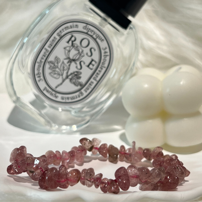 Genuine Peace - Strawberry Crystal Bracelet