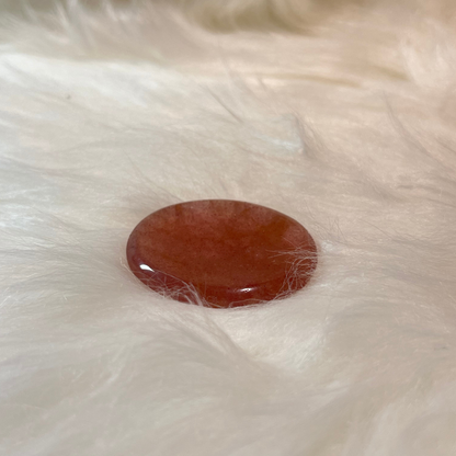 STRAWBERRY CRYSTAL WORRY STONE