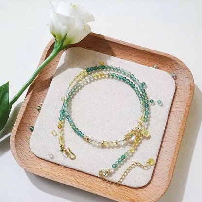 Eternal Grace - Green Apatite Necklace