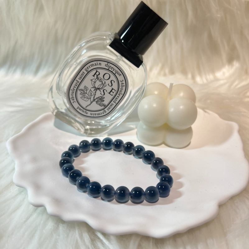 Blueberry Bubble Tea - Blue Agate Energy Bracelet