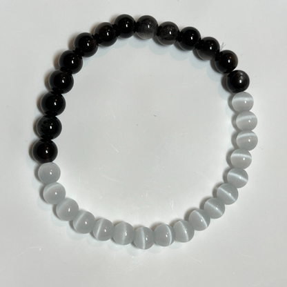 Tai Chi Yin Yang - Crystal Bracelet