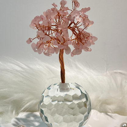 Filled with Love - Rose Quartz Feng Shui Tree