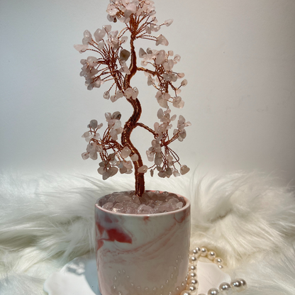 Love Essence - Rose Quartz Feng Shui Tree