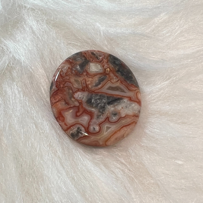 CRAZY LACE AGATE WORRY STONE