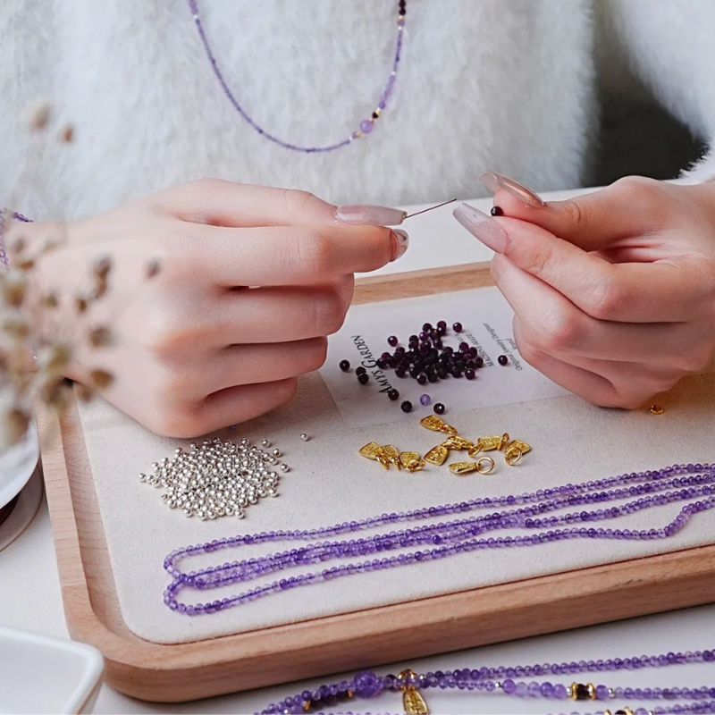 Sacred Peace - Amethyst Wrap Bracelet/Necklace