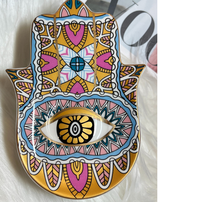 Radiant Gratitude - Hamsa Plate