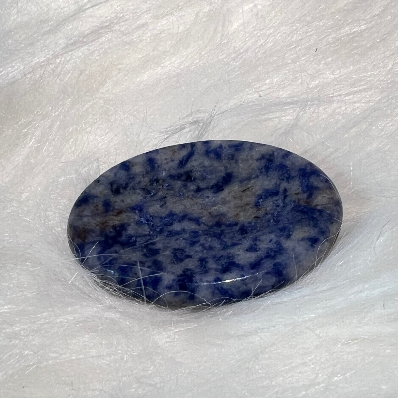 BLUE SPOT JASPER WORRY STONE