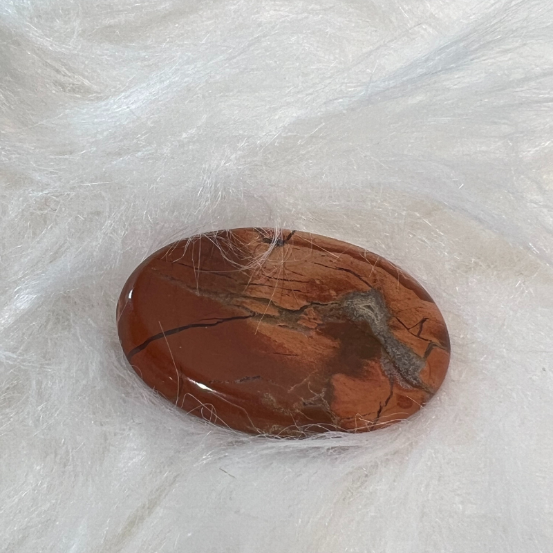 RED JASPER WORRY STONE