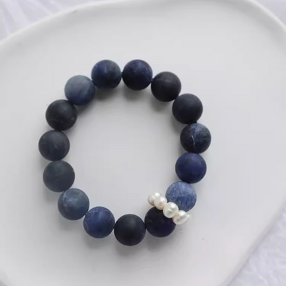 The Pearl - Sodalite Bracelet 