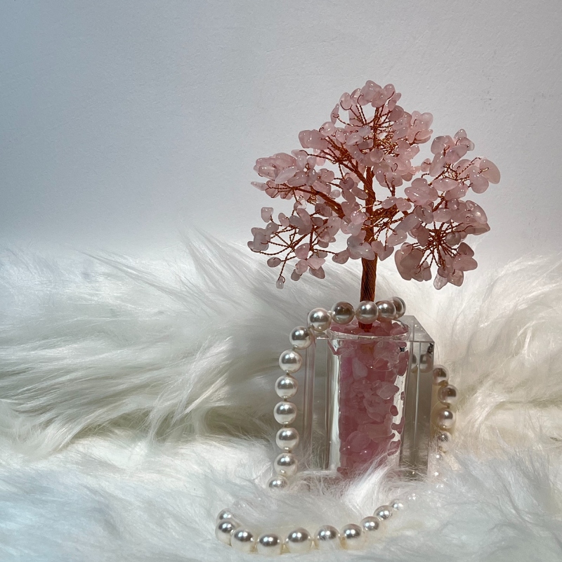 Atmosphere of Love - Rose Quartz Feng Shui Tree