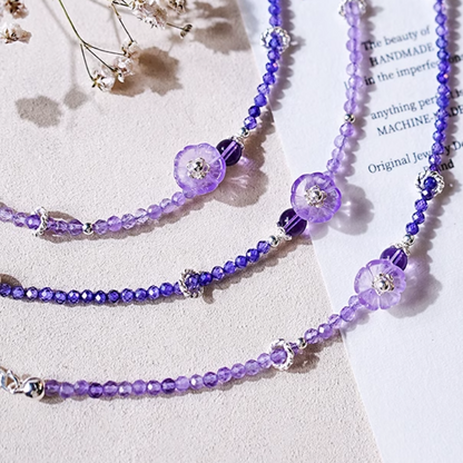 Blossoming Enlightenment - Amethyst Bracelet