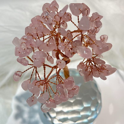 Filled with Love - Rose Quartz Feng Shui Tree