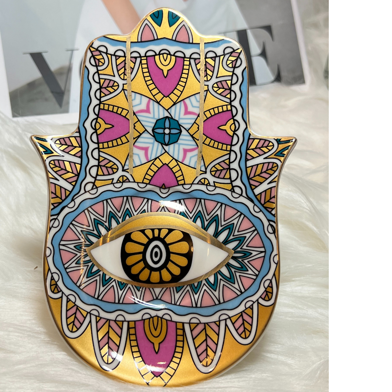 Radiant Gratitude - Hamsa Plate