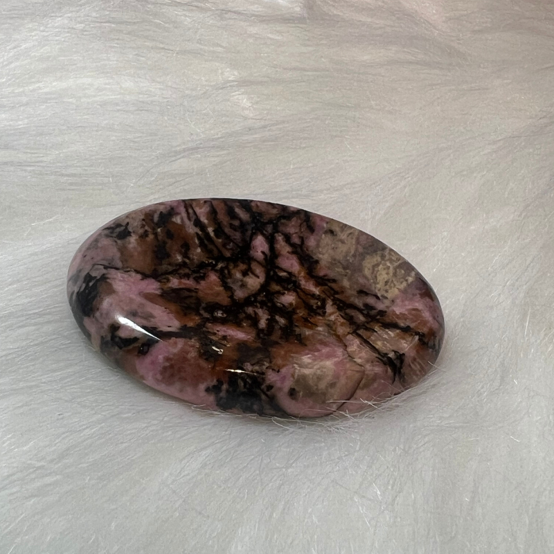 RHODONITE WORRY STONE