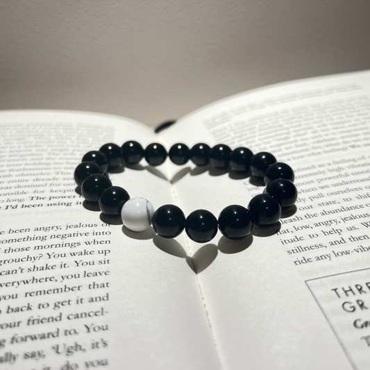 You're mine - Black Obsidian Bracelet