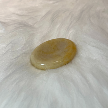 YELLOW TOPAZ WORRY STONE