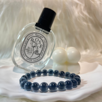 Blueberry Bubble Tea - Blue Agate Energy Bracelet