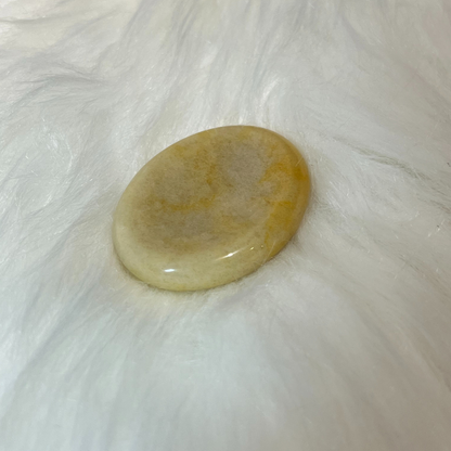 YELLOW TOPAZ WORRY STONE