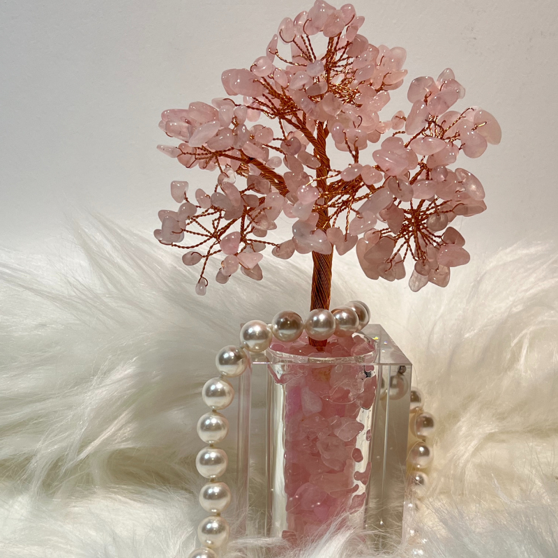 Atmosphere of Love - Rose Quartz Feng Shui Tree