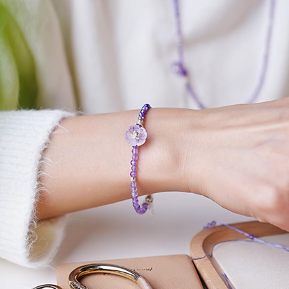 Blossoming Enlightenment - Amethyst Bracelet