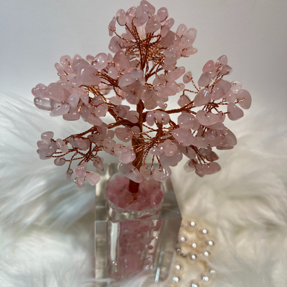 Atmosphere of Love - Rose Quartz Feng Shui Tree