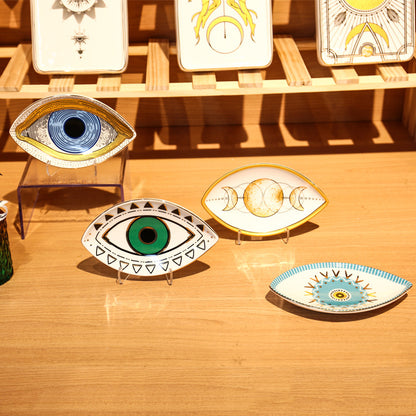 Harmonious Protection - Evil Eye Ceramic Plate