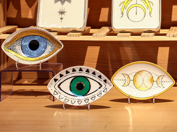 Tranquil Empowerment - Evil Eye Ceramic Plate