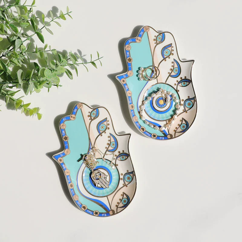 Cheerful Reflections - Hamsa Plate