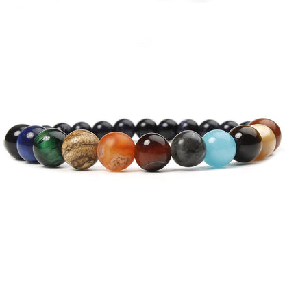 Exclusive Eight Planets – Universe Crystal Agate Bracelet