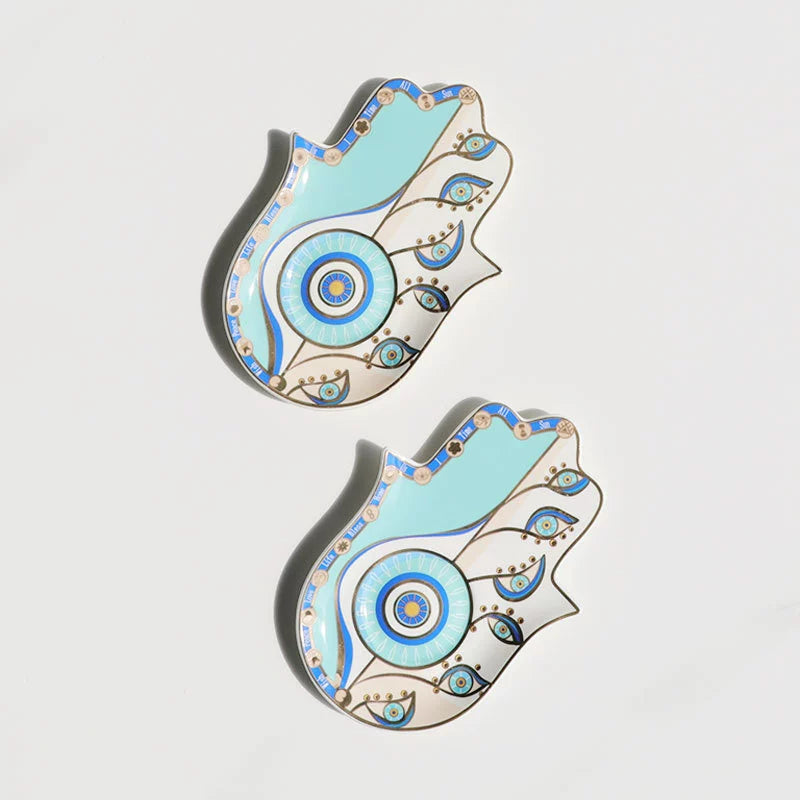 Cheerful Reflections - Hamsa Plate