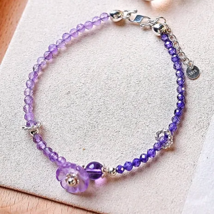 Blossoming Enlightenment - Amethyst Bracelet